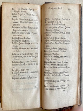 Auteurs deguisez : Sous des noms etrangers ; empruntez, supposez, feints à plaisir, chiffrez, renversez, retournez, ou changez d'une langue en une autre.