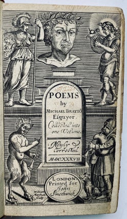 Item #742 Poems by Michael Drayton esquyer. Newly corrected and augmented. Michael Drayton