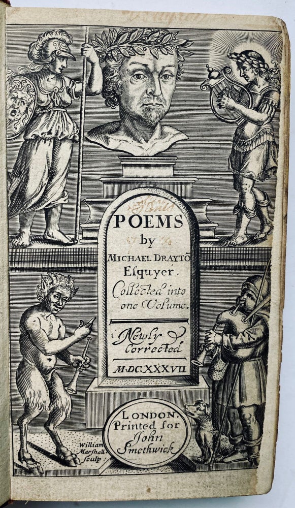 Item #742 Poems by Michael Drayton esquyer. Newly corrected and augmented. Michael Drayton.