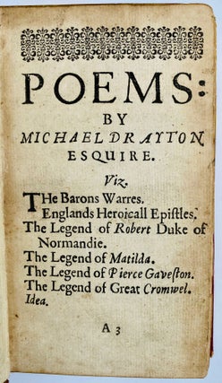 Poems by Michael Drayton esquyer. Newly corrected and augmented