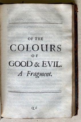 The essays or counsels, civil and moral, of Sir Francis Bacon, Lord Verulam, Viscount St Alban. With a table of the colours of good & evil. Whereunto is added the wisdom of the antients. Enlarged by the honourable author himself; and now more exactly published.