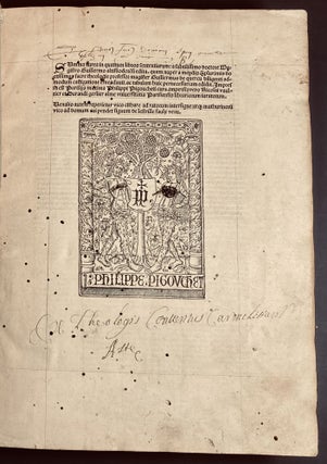 Summa aurea in quattuor libros sententiarum : a subtilissimo doctore Magistro Guillermo. c. Guillermus Altissodorensis, sometimes also.