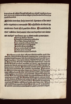 Seneca de quattuor virtntibus [sic] cardinalibus cū cōmēto. with [German transl. and adapt. M. de Braga.]