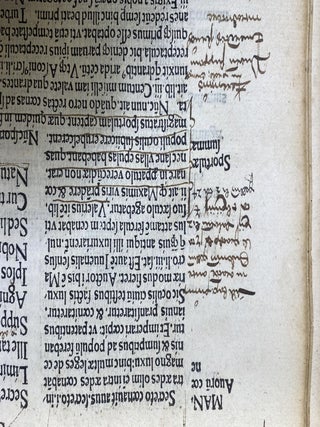 Juvenalis Anton.Manci. Domici(us) Geor. Val. Argumenta Satyrarum Iuuenalis per Antonium Mancinellum.