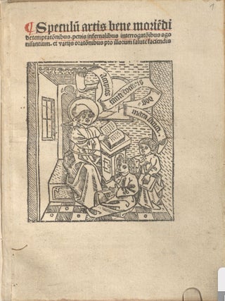 Item #902 (Ars moriendi.) - Speculū artis bene moriēdi de temptatōnibus. penis infernalibus...