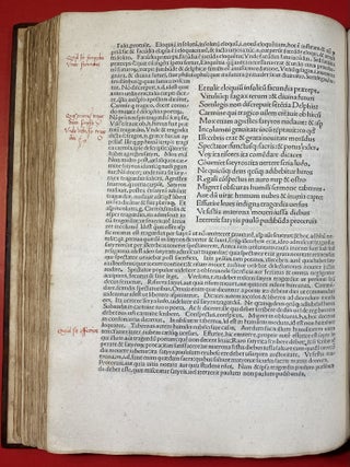 Horatius Flaccus, Quintus: Opera. Comm: (Pseudo-) Acron & Pomponius Porphyrio. Ed: Ludovicus de Strazarolis and Raphael Regius