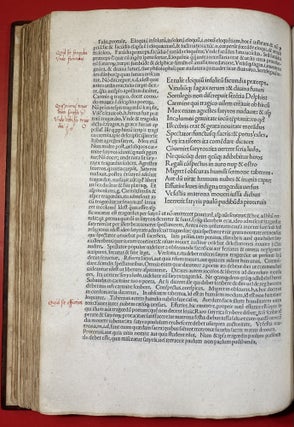 Horatius Flaccus, Quintus: Opera. Comm: (Pseudo-) Acron & Pomponius Porphyrio. Ed: Ludovicus de Strazarolis and Raphael Regius